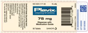 Missed a dose of antiplatelet medication Plavix 