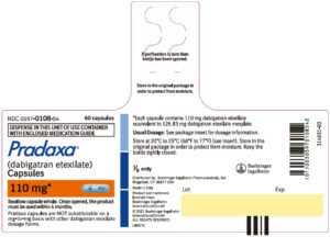 Missed a dose of anticoagulant medication Pradaxa